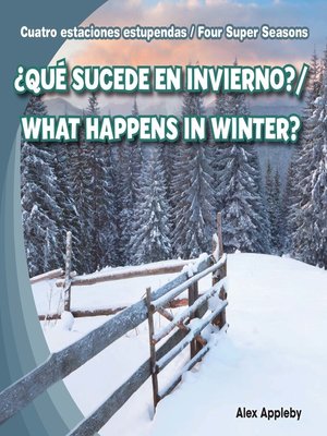 cover image of ¿Qué sucede en invierno? (What Happens in Winter?)